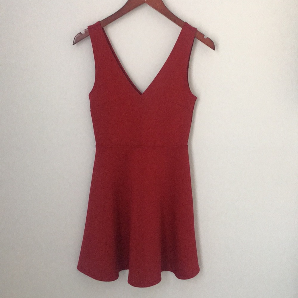 Red Skater dress